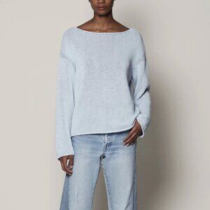 Another Tomorrow Draped Knit Sweater